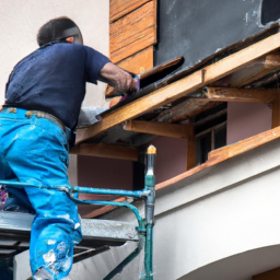 Ravalement de Façade avec Crépis pour un Aspect Élégant Pernes